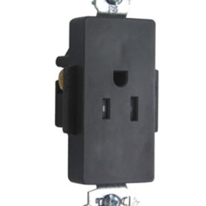 Legrand TR26261 Pass And Seymour Decorator Receptacle Single Tamper-Resistant 15A/125V Brown