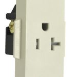 Legrand TR26361LA Pass And Seymour Decorator Receptacle Single Tamper-Resistant 20A/125V Light Almond