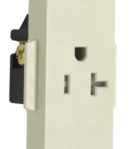Legrand TR26361W Pass And Seymour Decorator Receptacle Single Tamper-Resistant 20A/125V White