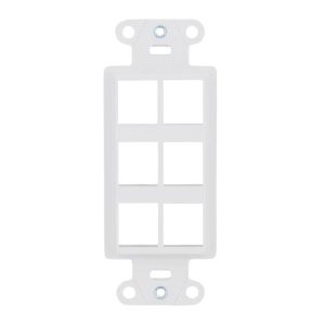 Legrand WP3416BR Pass And Seymour Decorator Strap 6-Port Brown