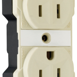Legrand 5662AGRY Pass And Seymour Duplex Receptacle 15A/250VAC Gray