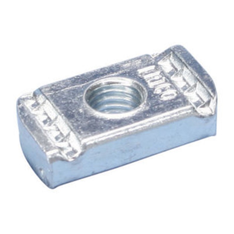 nVent Caddy NUT0037EG Strut Nut without Spring, Steel 3/8in Rod