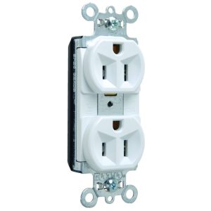 Legrand PT5262W Pass And Seymour Duplex Receptacle Spec Grade 15A/125V White