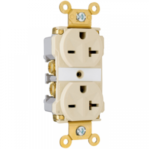 Legrand 5862ARED Pass And Seymour Duplex Receptacle 20A/250VAC Red