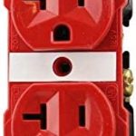 Legrand 5362ARED Pass And Seymour Duplex Receptacle 20A/125VAC Red