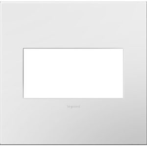 Legrand AWP2GWH4 Pass And Seymour Gloss White-2 Gang Wall Plate