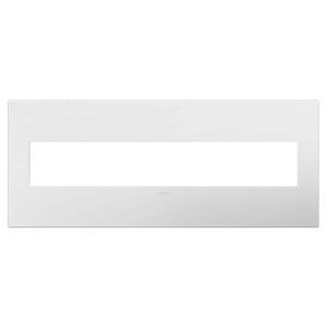 Legrand AWP5GWH1 Pass And Seymour Gloss White 5-Gang Wall Plate