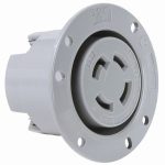 Legrand L1530FO Pass And Seymour Flanged Outlet 4W 30A 250V Turnlok