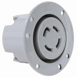 Legrand L1530FO Pass And Seymour Flanged Outlet 4W 30A 250V Turnlok