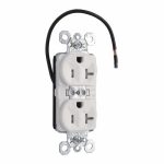 Legrand PTTR5262SCW Pass And Seymour Duplex Receptacle Tamper-Resistant Split Circuit 15A 125V White