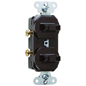 Legrand 690G Pass And Seymour Combination 2 Switch 1P 15A 120/277V With Ground