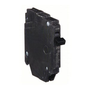 GE THQP120 20 A, 120/240V AC, Single Phase Miniature Circuit Breaker