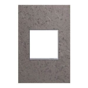 Legrand AWM1G2HFFE4 Pass And Seymour Adorne Hubbardton Forge Natural Iron 1-Gang Wall Plate