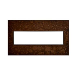 Legrand AWM4GHFBR1 Pass And Seymour Adorne Hubbardton Forge Bronze 4-Gang Wall Plate