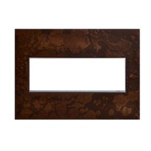 Legrand AWM3GHFBR1 Pass And Seymour Adorne Hubbardton Forge Bronze 3-Gang Wall Plate