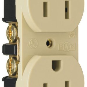 Legrand PS8200HSW Pass And Seymour Hospital Duplex Receptacle 15A 125V Smooth Face White