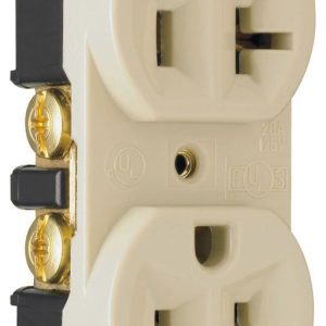 Legrand PS8300H Pass And Seymour Hospital Grad Heavy-Duty Duplex Receptacle 20A 125VAC