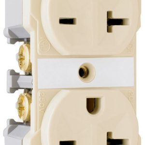 Legrand 8800BK Pass And Seymour Hospital Grade Duplex Receptacle 20A/250VAC