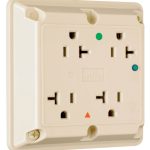 Legrand IG420HBLSP Pass And Seymour Hospital Grade Isolated Ground TVSS Quad Receptacle 20A 125V Blade
