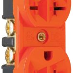 Legrand IG8800 Pass And Seymour Hospital Grade Isolated Ground Single Receptacle 20A 125V Orange