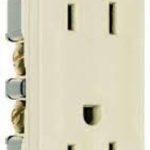 Legrand IG8800LA Pass And Seymour Hospital Grade Isolated Ground Duplex Receptacle 20A 250V Light Almond