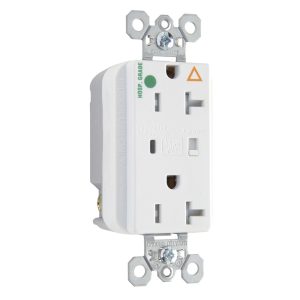 Legrand TRIG8300BLSP Pass And Seymour Hospital Grade Isolated Ground Surge Protective Duplex Tamper-Resistant 20A/125V