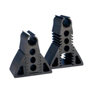 nVent Caddy RPSE1H57 Rooftop Pyramid EZ Rubber-Based Adjustable Support 1in Rigid/Pipe