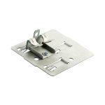 nVent Caddy SBT1858 Multiple Conduit Mounting Plate with Flange Clip, 5/16–1/2in Flange