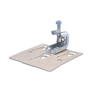 nVent Caddy SBT18BC200 Multiple Conduit Mounting Plate with Beam Clamp, 1/8–5/8in Flange
