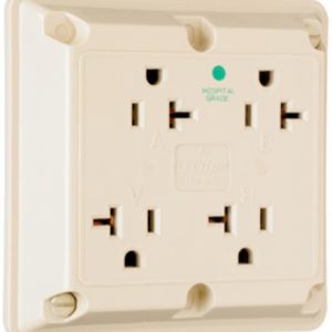 Legrand 420H Pass And Seymour Hospital Grade Quad Receptacle 20A 125V