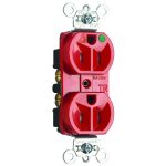 Legrand TRIG8200 Pass And Seymour Hospital Grade Isolated Ground Tamper-Resistant Duplex Receptacle 15A 125V