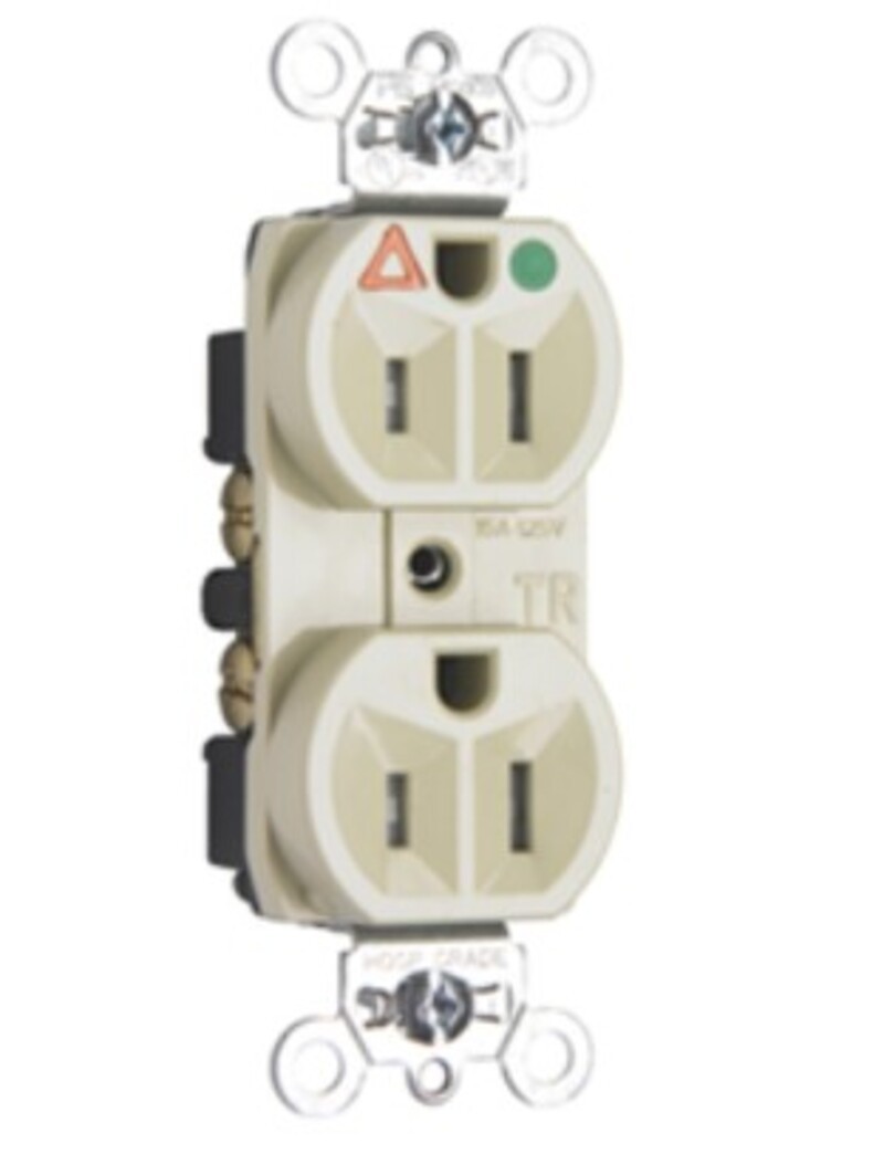 Legrand TRIG8200 Pass And Seymour Hospital Grade Isolated Ground Tamper-Resistant Duplex Receptacle 15A 125V