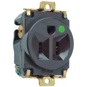 Legrand 8284 Pass And Seymour Hospital Grade Short Strap Single Receptacle 15A 125V