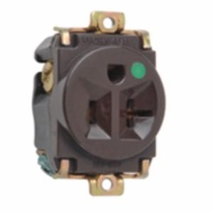 Legrand 8384 Pass And Seymour Hospital Grade Short Strap Single Receptacle 20A 125V