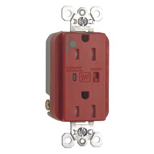 Legrand TR8300BLSP Pass And Seymour Hospital Grade Surge Protective Duplex Receptacle Tamper-Resistant 20A/125V Alarm