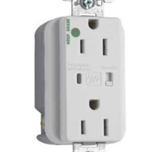 Legrand 8200BLSP Pass And Seymour Hospital Grade TVSS Receptacle 15A 125V