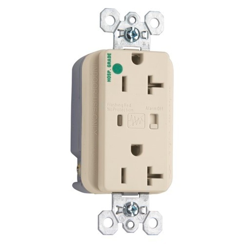 Legrand 8300BLSP Pass And Seymour Hospital Grade TVSS Receptacle 20A 125V