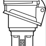 Legrand PS463R11S Pass And Seymour IEC Receptacle 3P4W 63A 440/460V IP44