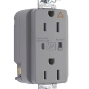 Legrand IG5262BLSP Pass And Seymour Isolated Ground TVSS Receptacle 15A 125V Alarm