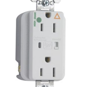 Legrand IG8200BLSP Pass And Seymour Isolated Ground TVSS Hospital Grade Receptacle 15A 125V Alarm