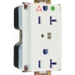 Legrand IG8300BLSP Pass And Seymour Isolated Ground TVSS Hospital Grade Receptacle 20A 125V Alarm