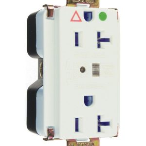 Legrand IG8300BLSP Pass And Seymour Isolated Ground TVSS Hospital Grade Receptacle 20A 125V Alarm