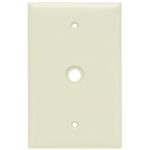 Legrand SPJ11LA Pass And Seymour Junior Jumbo Plate 1-Gang Telephone Light Aluminum
