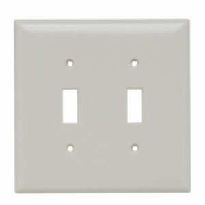Legrand SPJ2LA Pass And Seymour Junior Jumbo Plate 2-Gang 2 Toggle Light