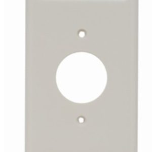 Legrand SPJ7LA Pass And Seymour Junior Jumbo Plate 1-Gang 1 Single Receptacle Light Almond
