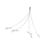 nVent Caddy SLD15QT250 Speed Link Quad-Toggle with Eyelet Extension 1.5 mm Wire