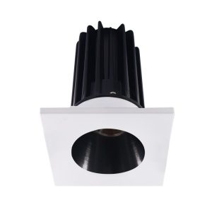 Lotus LED-2-S15W-3018K-2RRBK-2STWH 2" Recessed 15W LED Dim to Warm 3000-1800K 800 lm 38° Type IC Wet Air-Tight CRI 90+
