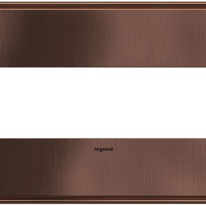 Legrand AWC3GMAC4 Pass And Seymour Matte Antique Copper 3-Gang Wall Plate