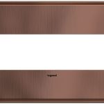 Legrand AWC4GMAC4 Pass And Seymour Matte Antique Copper 4-Gang Wall Plate