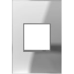 Legrand AWM1G2MR1 Pass And Seymour Mirror 1-Gang 2-Module Wall Plate